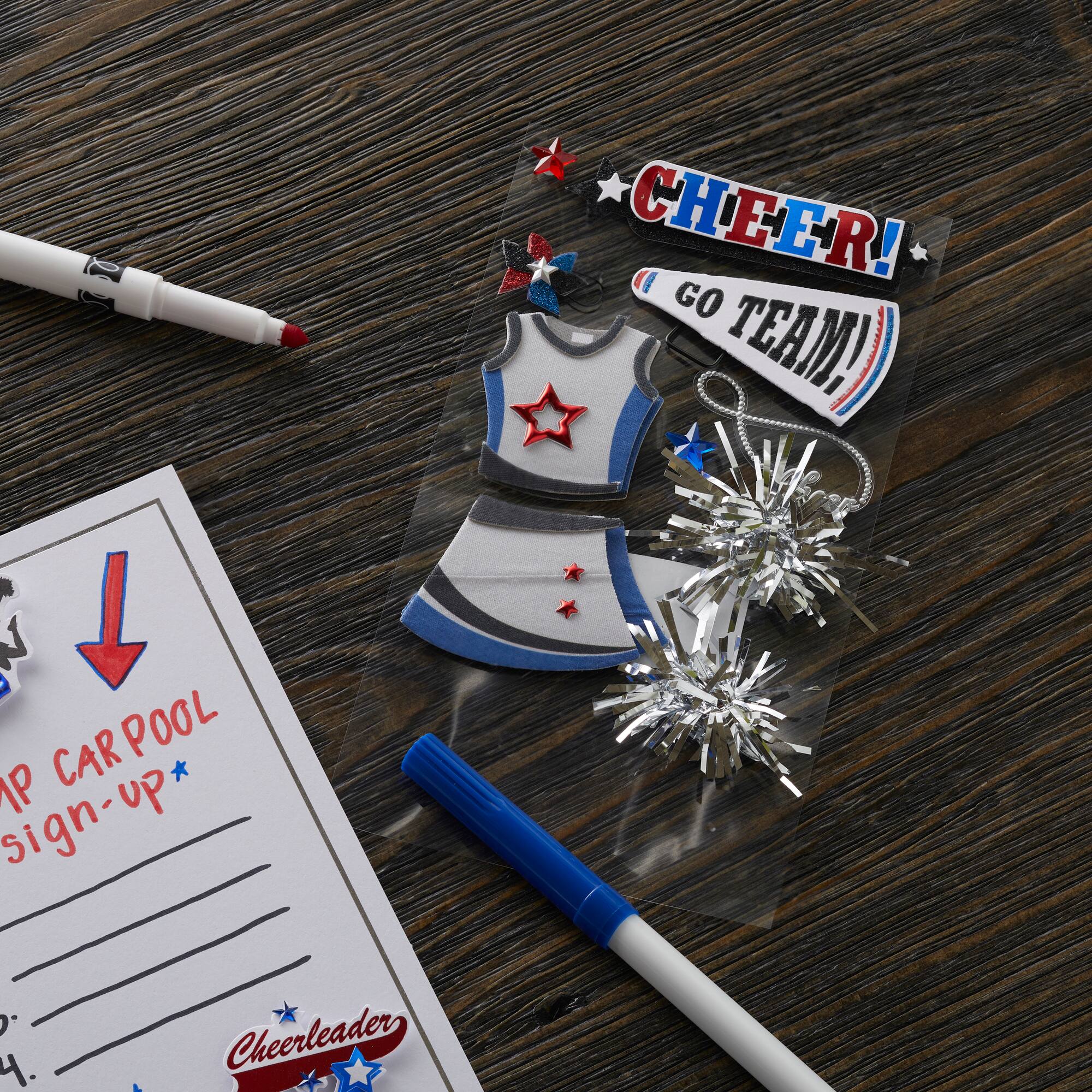 12 Pack: Cheerleading Stickers by Recollections™